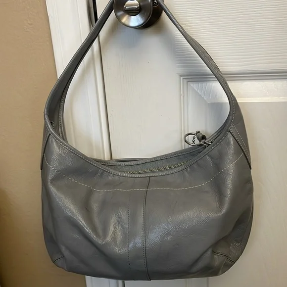 COACH Hamptons Large Gray Hobo - Picture 4 of 10